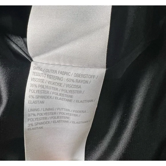 Studio Park x Shawn Killinger Double Button Ponte Coat BLACK SIZE L NWT - Picture 5 of 7